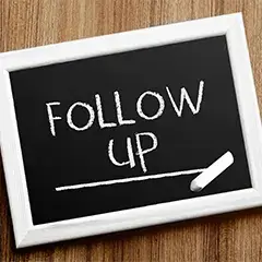 Following Up