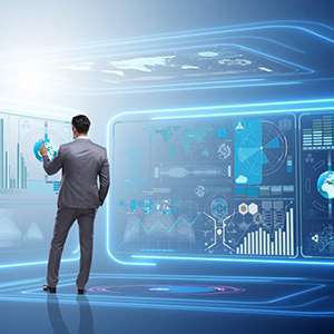 Interactive robotics display for engaging trade show booth visitors