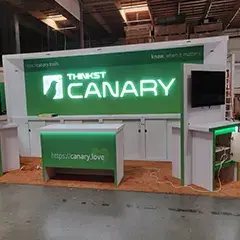 digital graphic for attracting trade show attendees