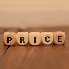 Transparent trade show booth pricing concept