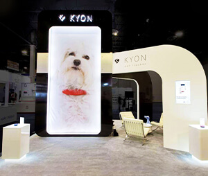 Kyon's captivating booth at CES