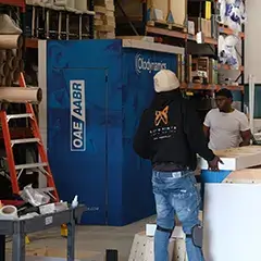 For an On-Site, Completed Booth