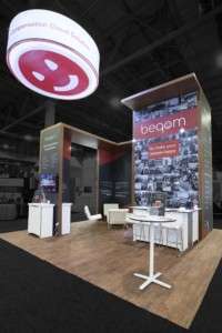 Trade show exhibit for Beqom
