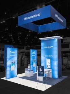 Trade show exhibit for Fountainhead