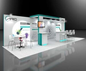 Welcoming booth design for better visitor engagement