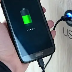 Charging station for trade show visitors