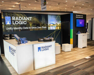 10x20 Exhibit booth rental for Radiant at RSA, Los Angeles, CA