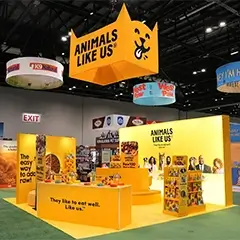 Creative closed-space booth design