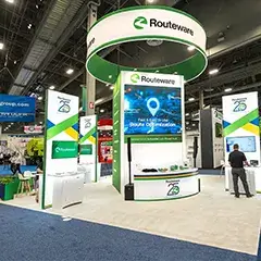 30×30 Trade Show Exhibit Rental at Waste Expo Show 2025, Las Vegas, NV
