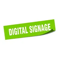 Using digital signage to improve booth visibility