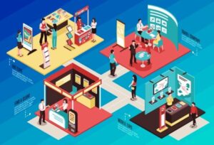 Analyzing competitor trade show booth designs