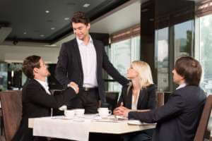 Impressing existing clients through exhibitions