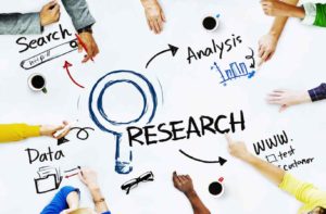 Researching trade show attendees and keywords