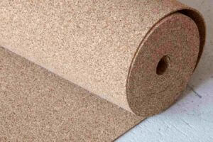 Eco-friendly cork flooring for sustainable exhibits