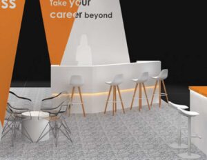 Standard carpet flooring for trade show booth spaces