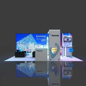 Enhancing booth visibility with effective trade show lighting