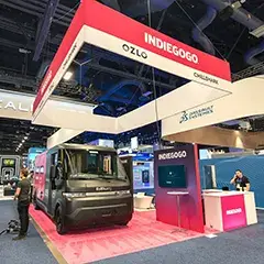20×30 Trade Show Exhibit Booth for Indiegogo At CES, Las Vegas