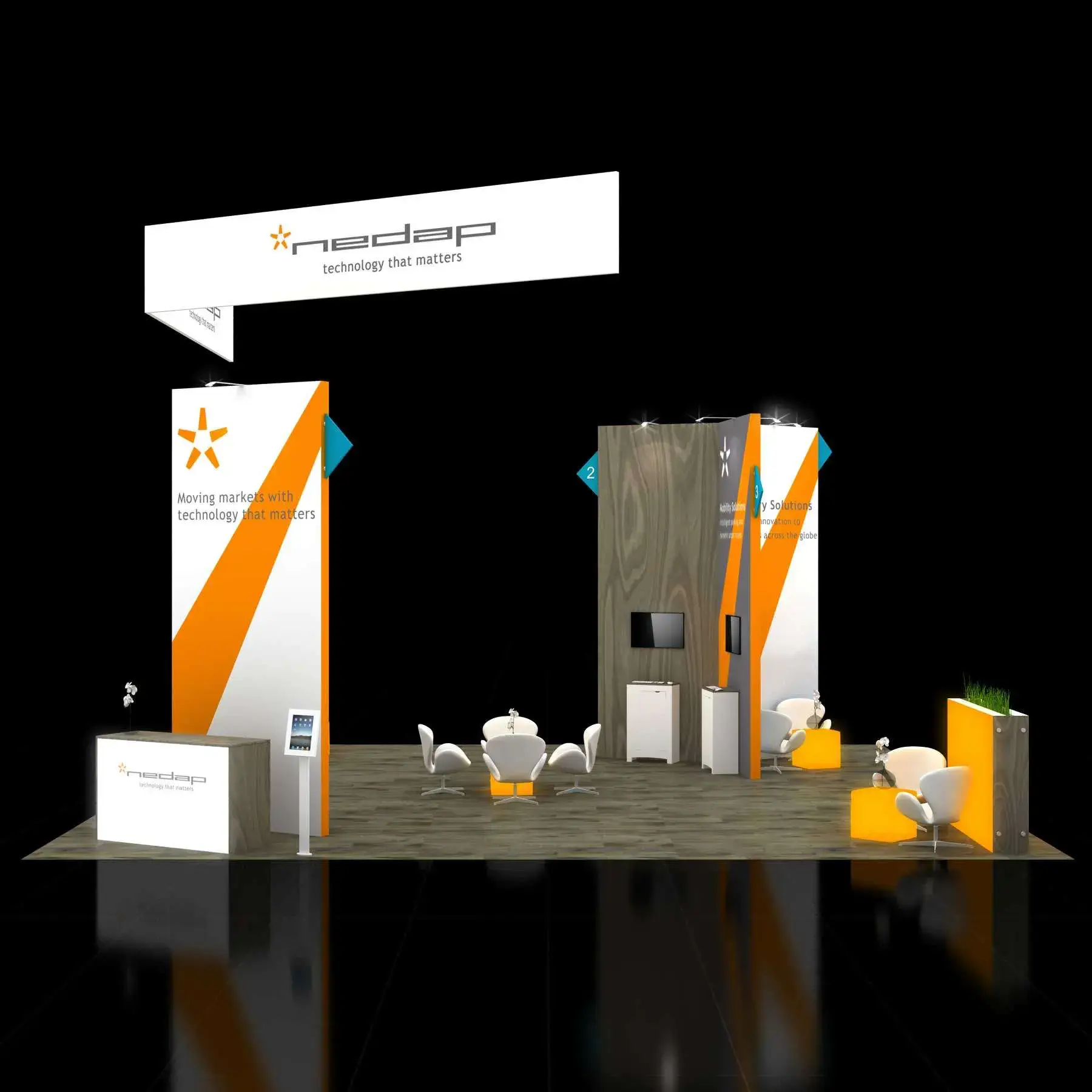 30x30 booth rental RLU3030 24 - image1