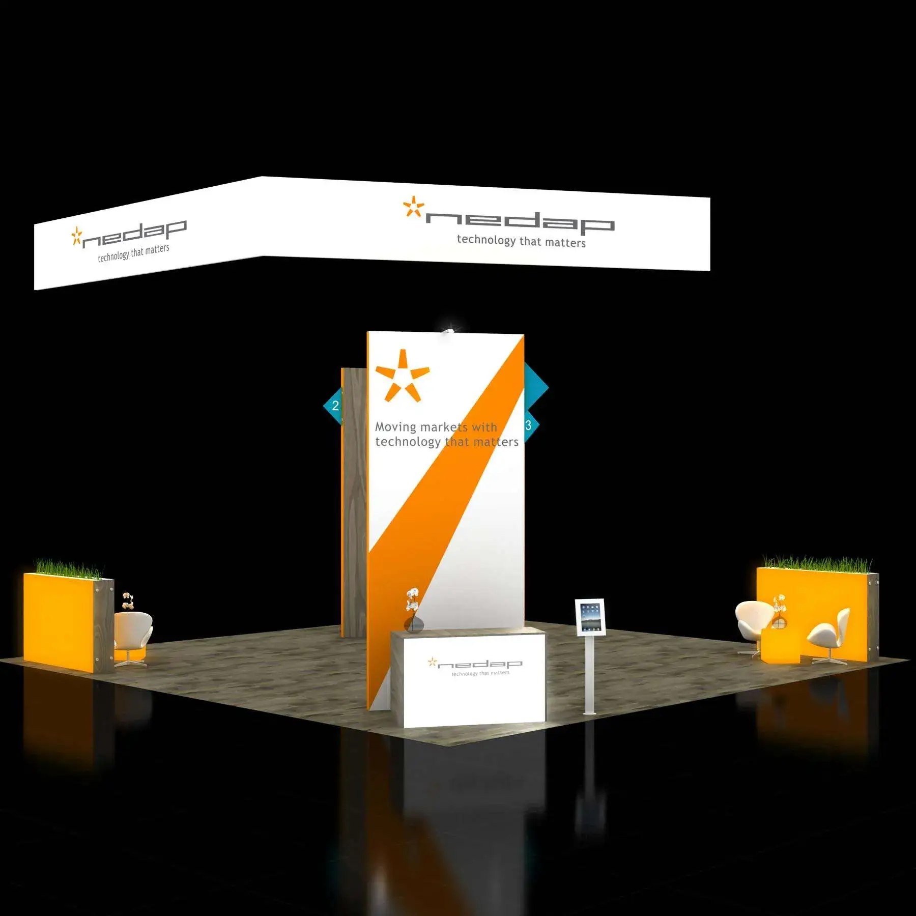 30x30 booth rental RLU3030 24 - image2