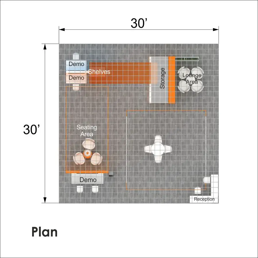 30x30 booth rental RLU3030 29 - image12