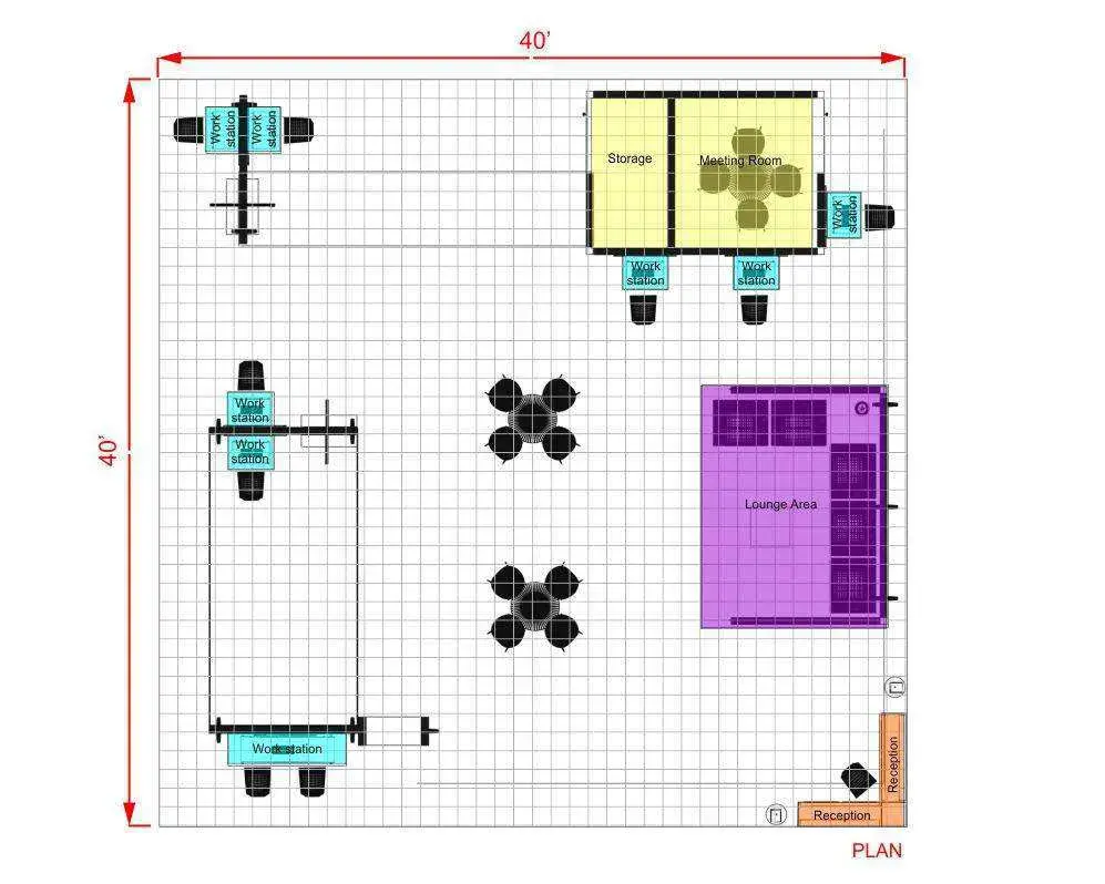 40x40 booth rental RLU4040 06 - image8