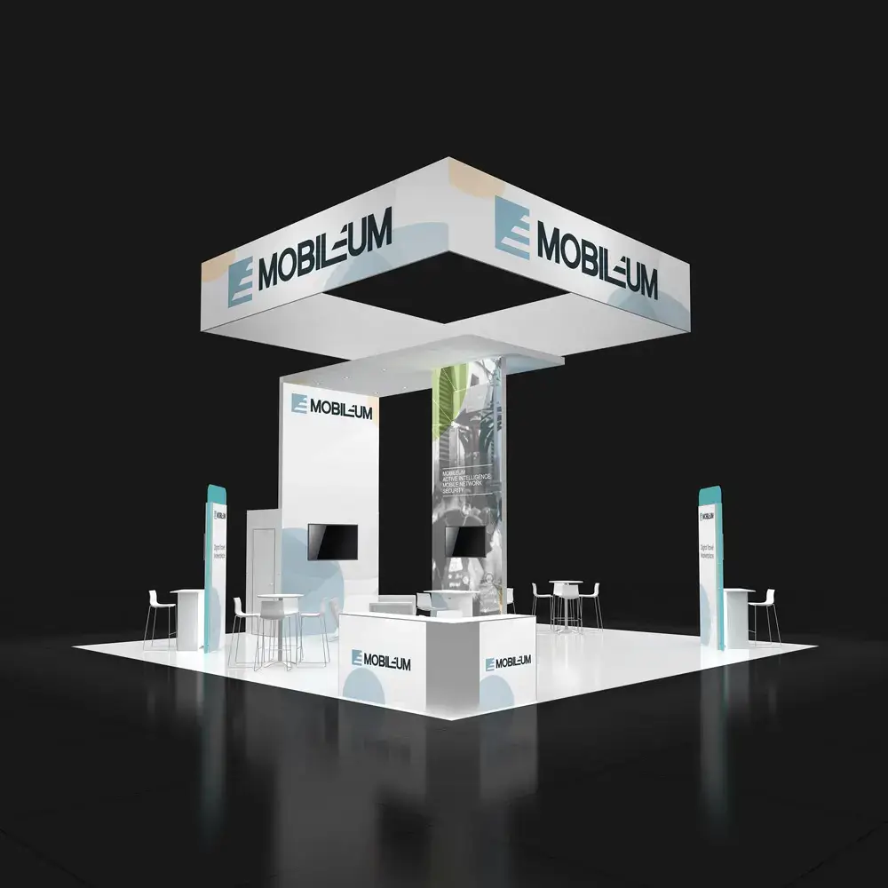 30x30 booth rental RLU3030 32 - image1