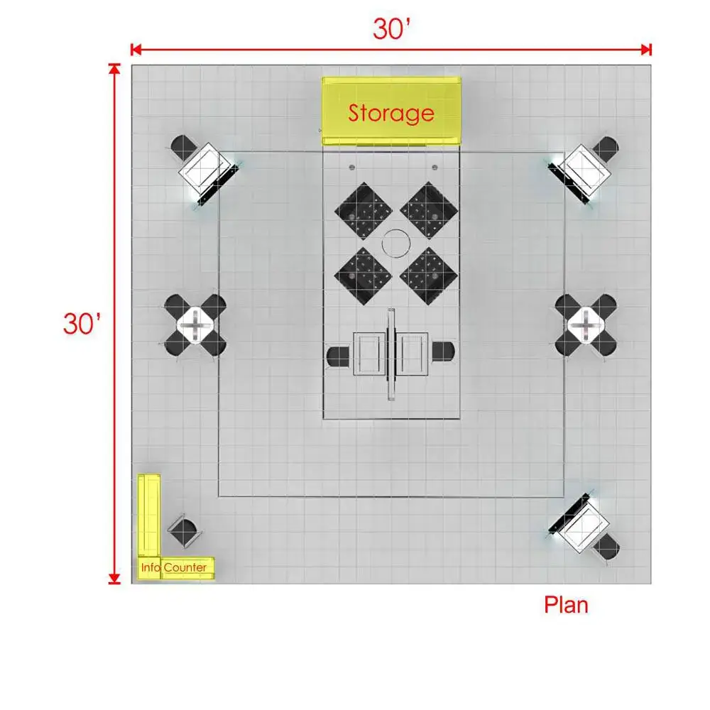30x30 booth rental RLU3030 32 - image9