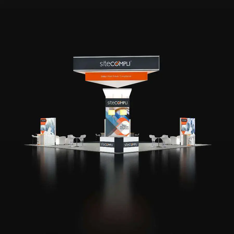 40x40 booth rental RLU4040 08 - image1