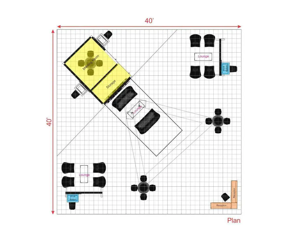 40x40 booth rental RLU4040 08 - image8