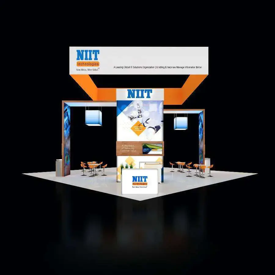 40x40 booth rental RLU4040 12 - image1