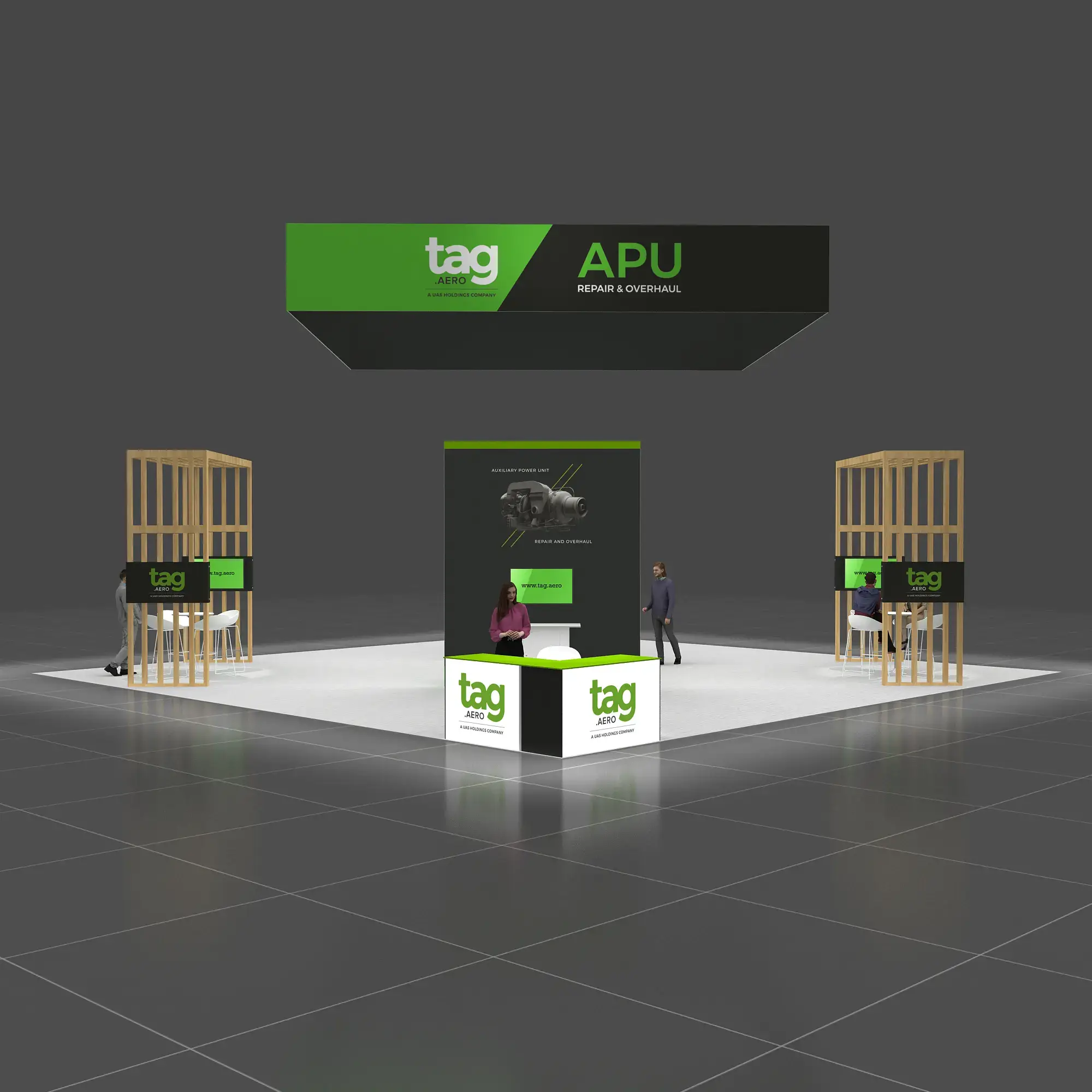 40x40 booth rental GRLU4040 13 - image1
