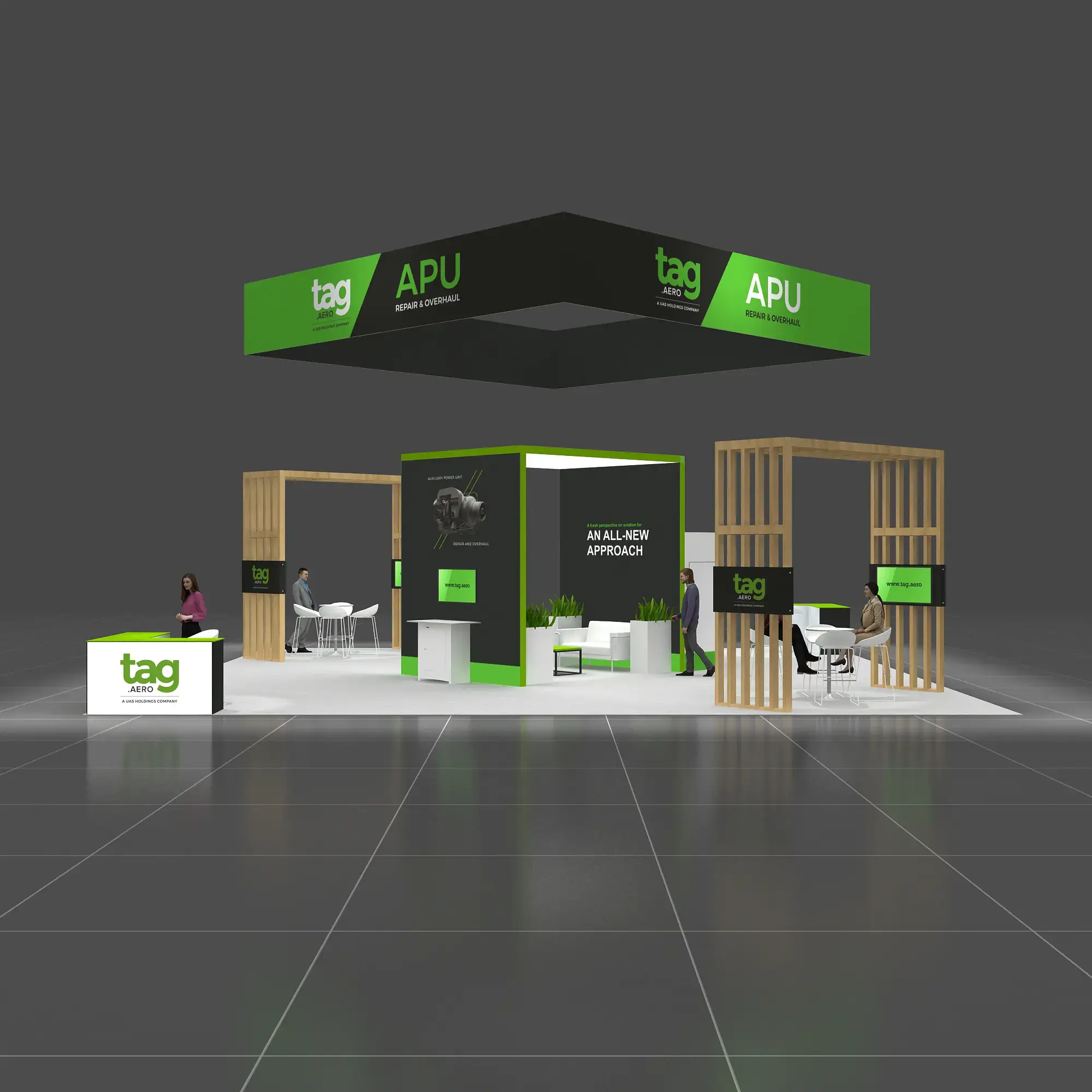 40x40 booth rental GRLU4040 13 - image2