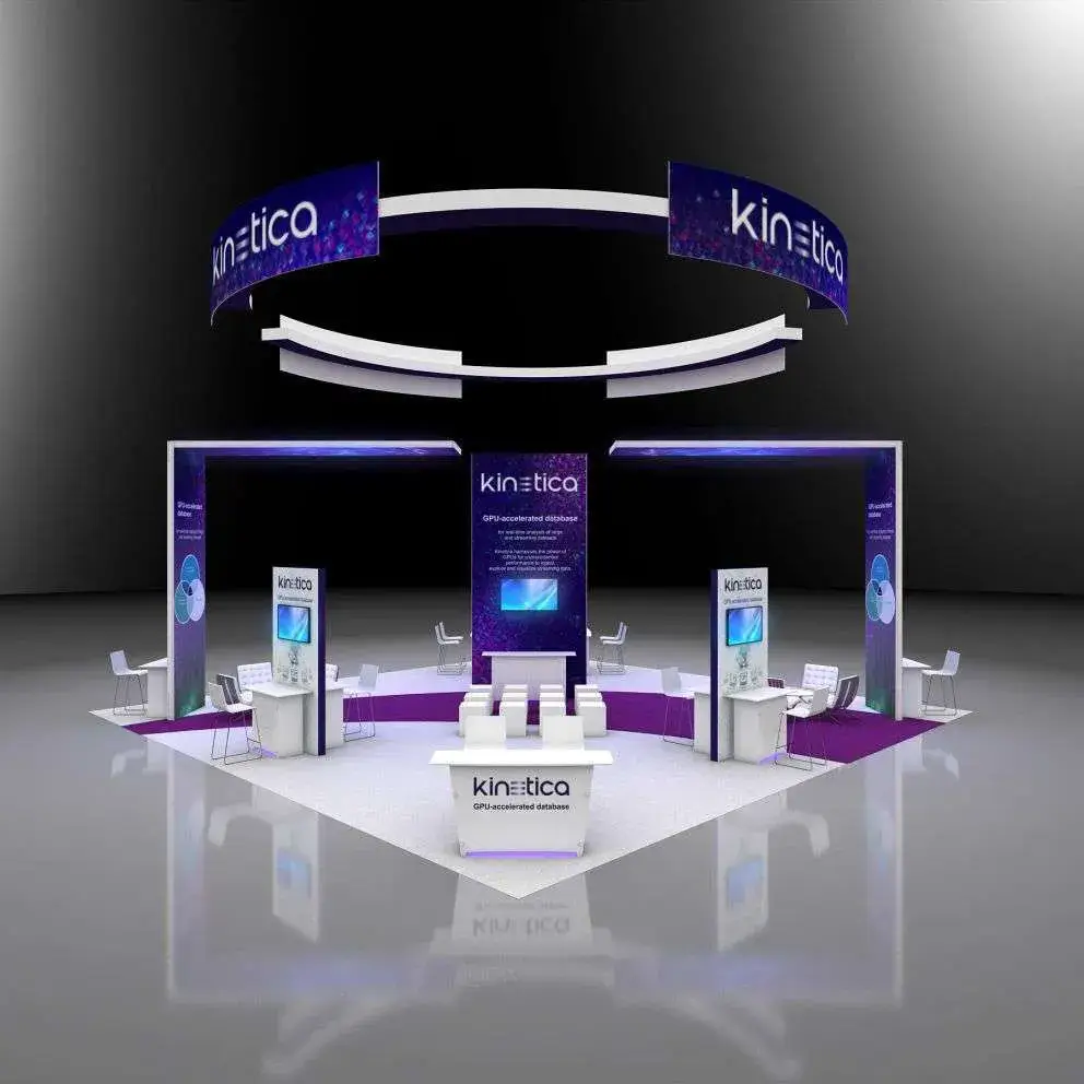 40x40 booth rental RLU4040 18 - image1