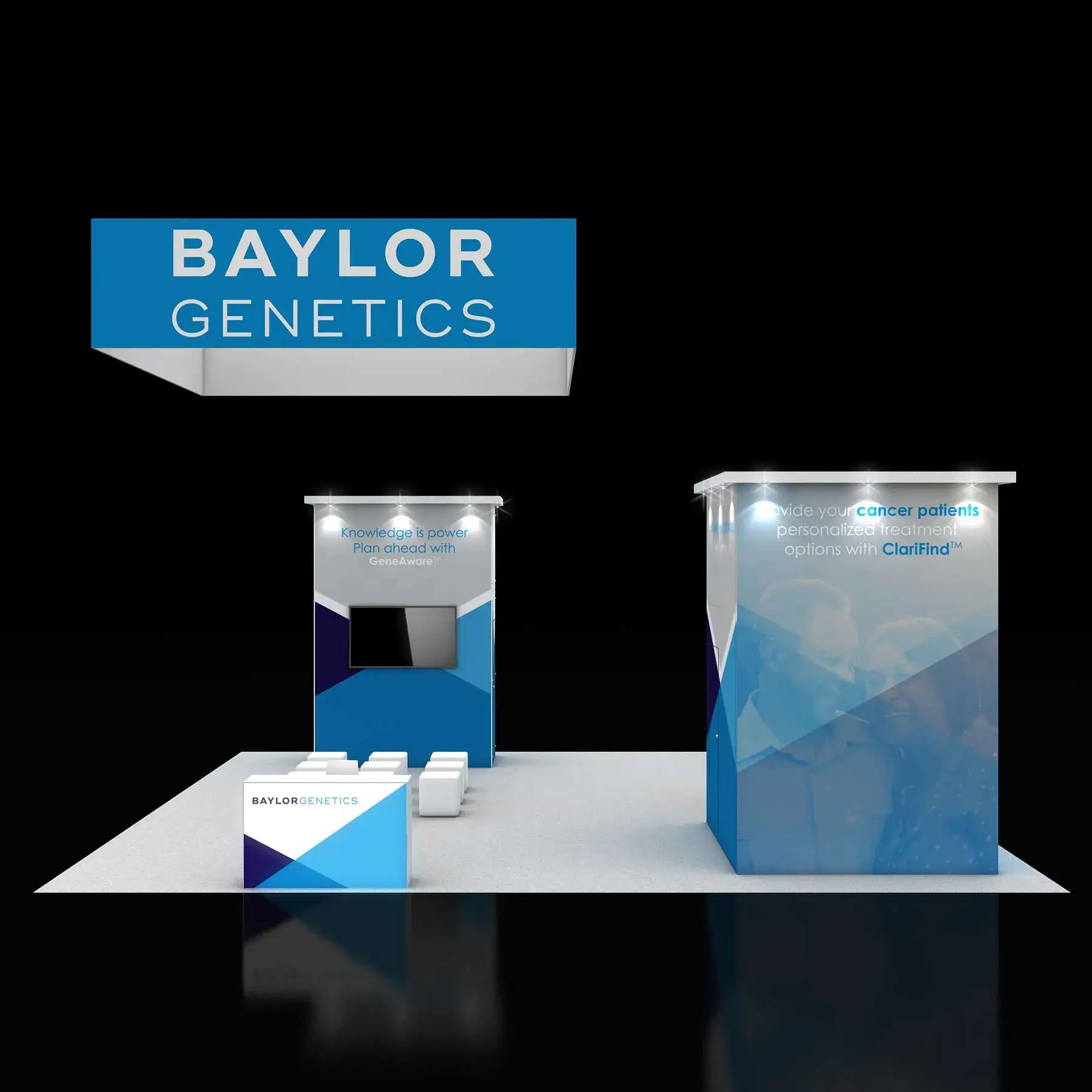 30x30 booth rental RLU3030 45 - image1