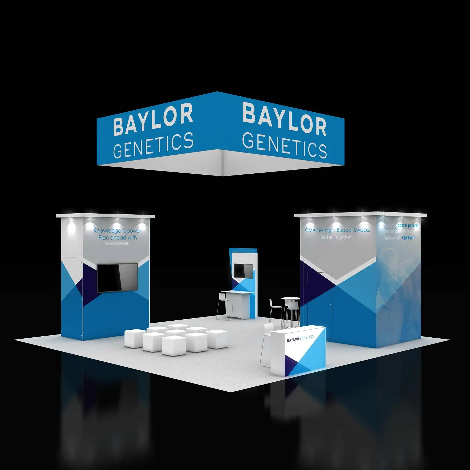 30x30 booth rental RLU3030 45 - image2