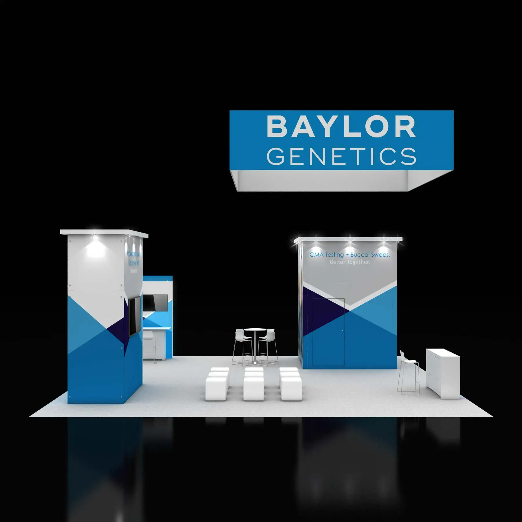 30x30 booth rental RLU3030 45 - image3
