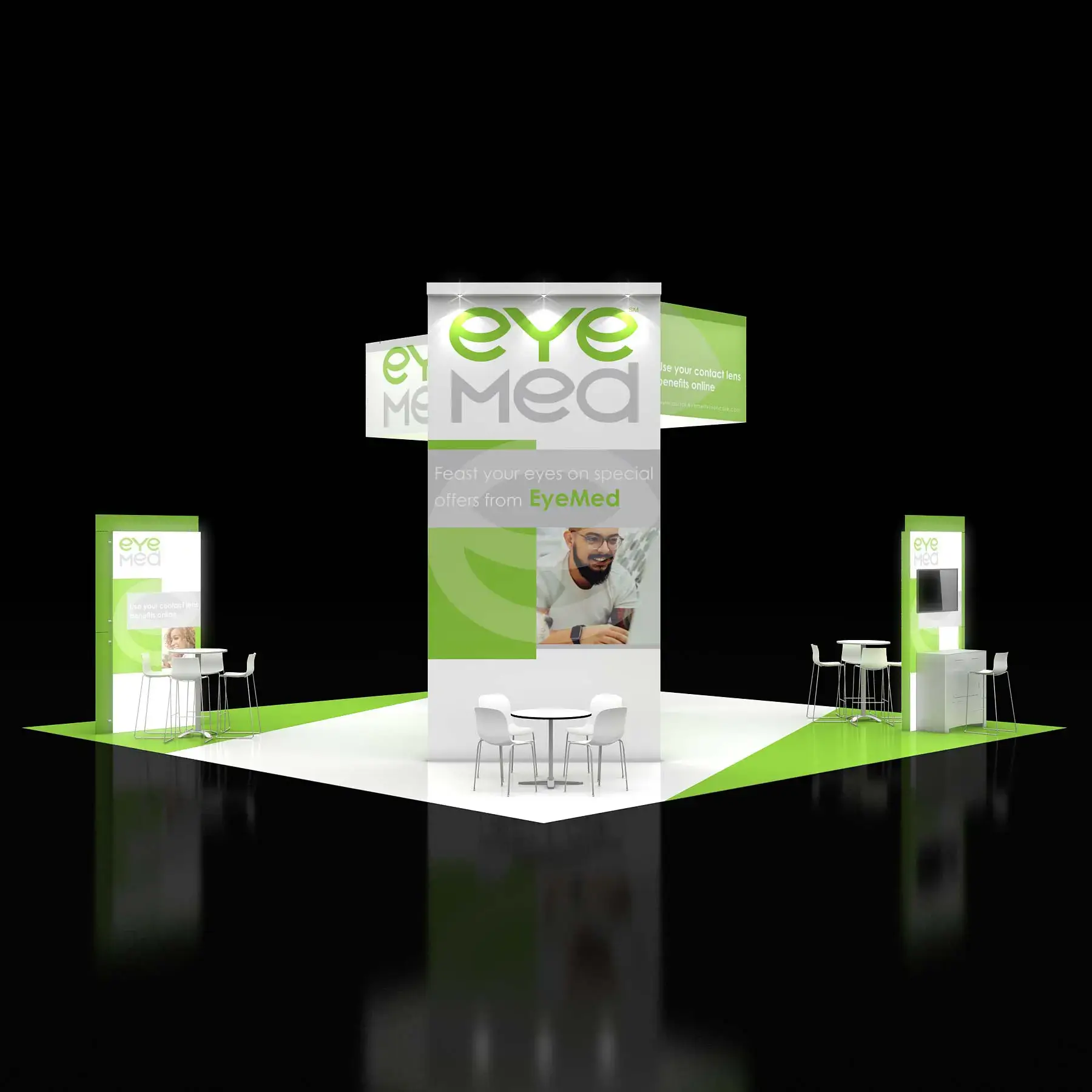 30x30 booth rental RLU3030 46 - image3