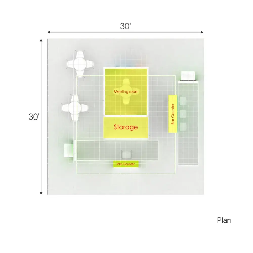 30x30 booth rental RLU3030 47 - image10