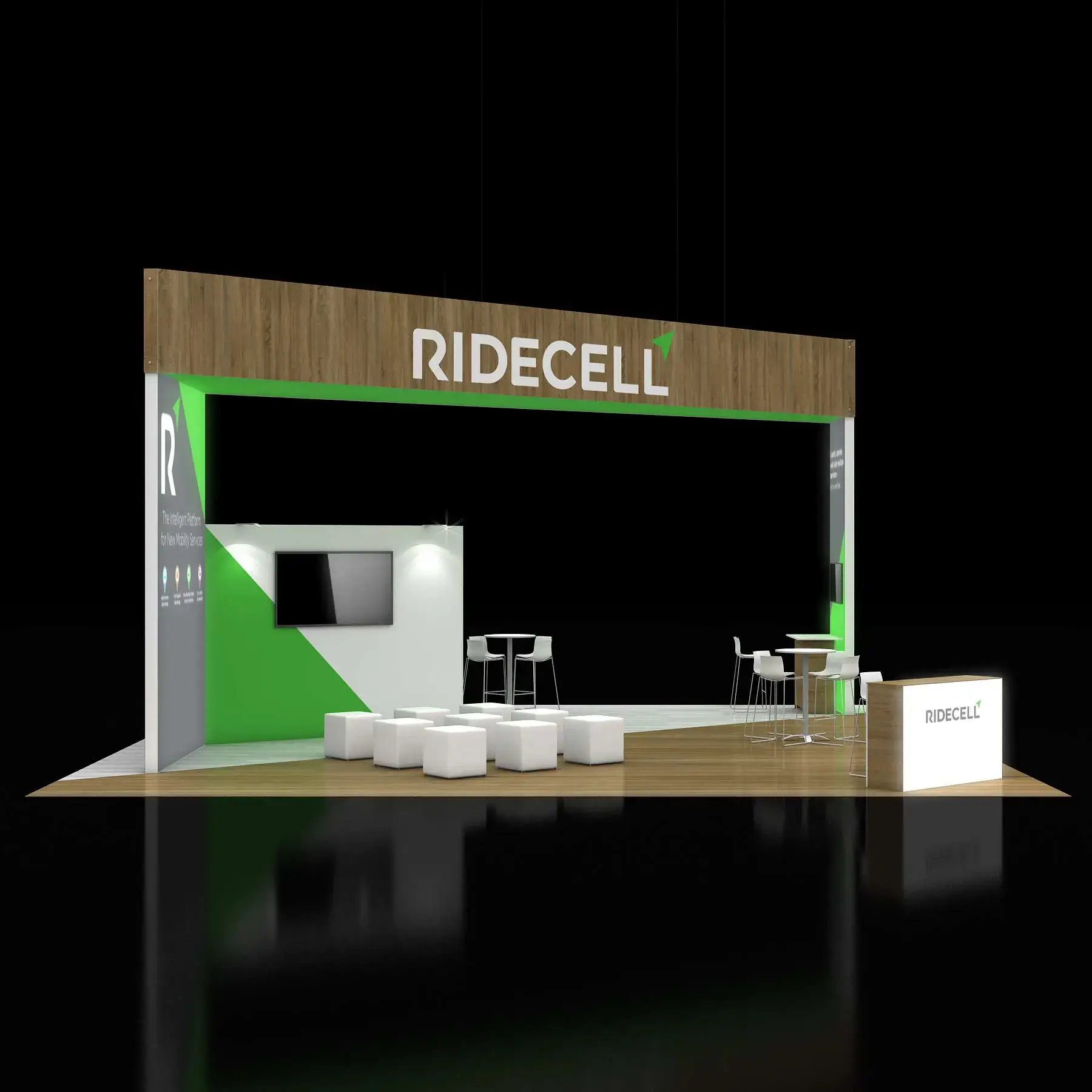30x30 booth rental RLU3030 50 - image1