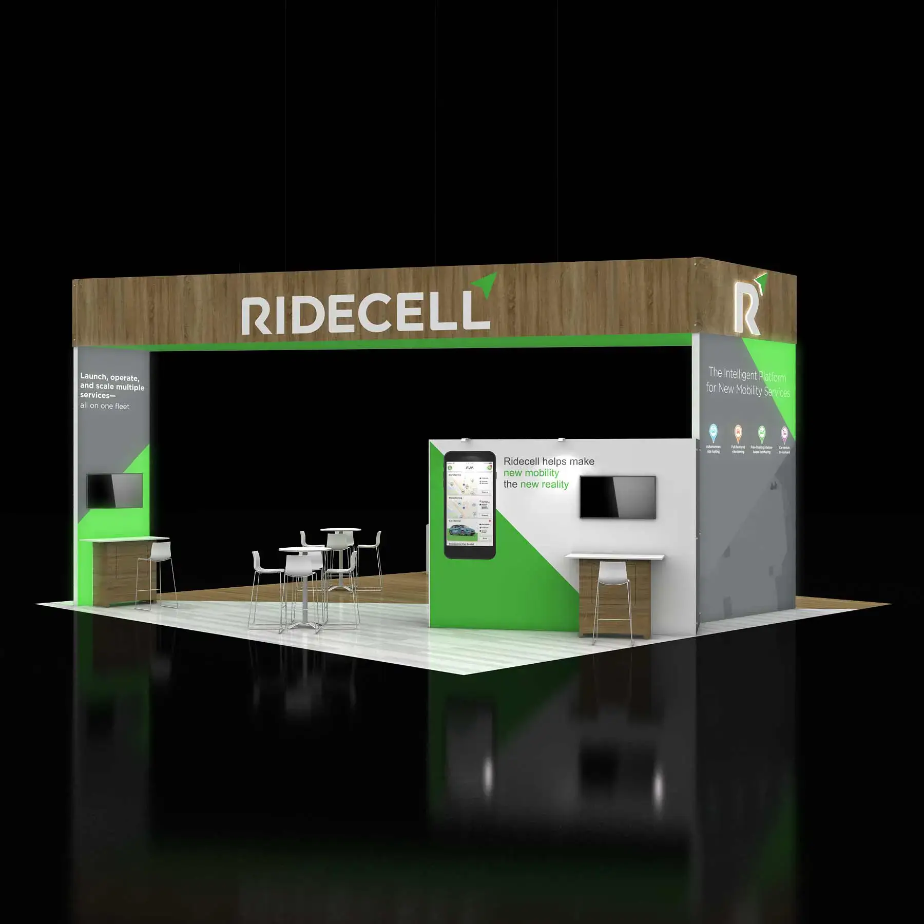 30x30 booth rental RLU3030 50 - image3