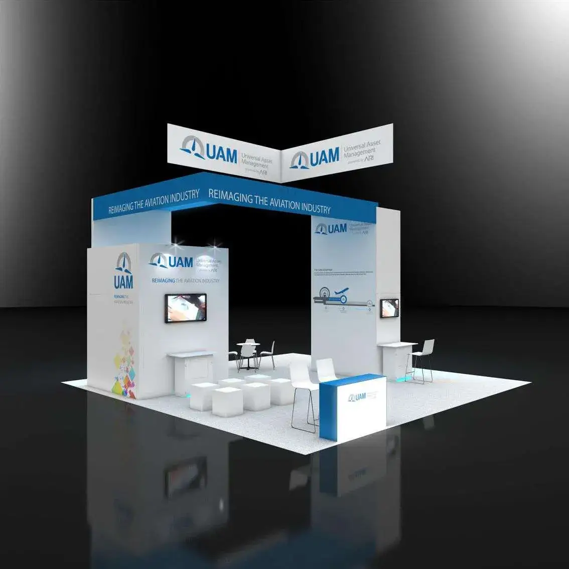 30x30 booth rental RLU3030 51 - image1