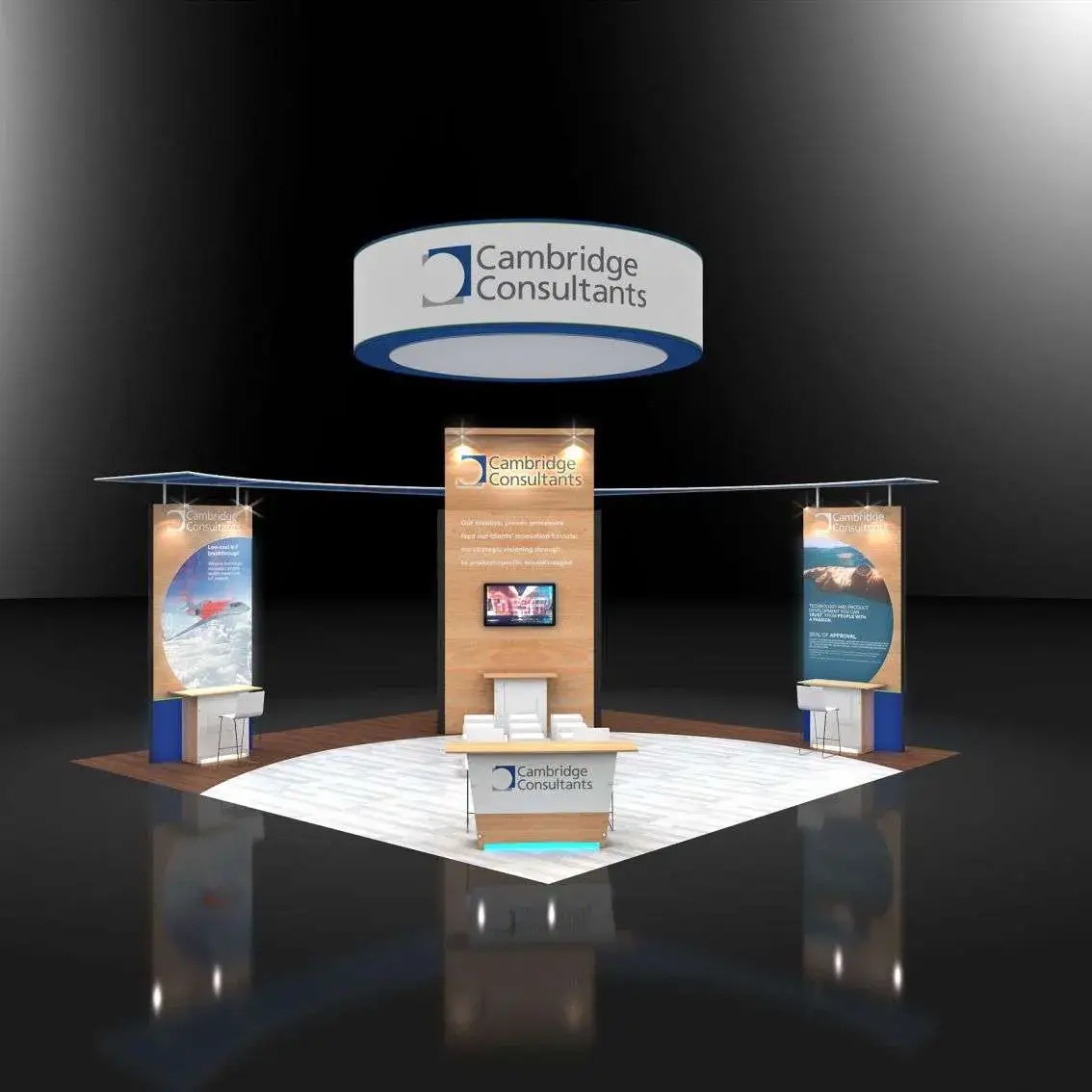 30x30 booth rental RLU3030 52 - image1