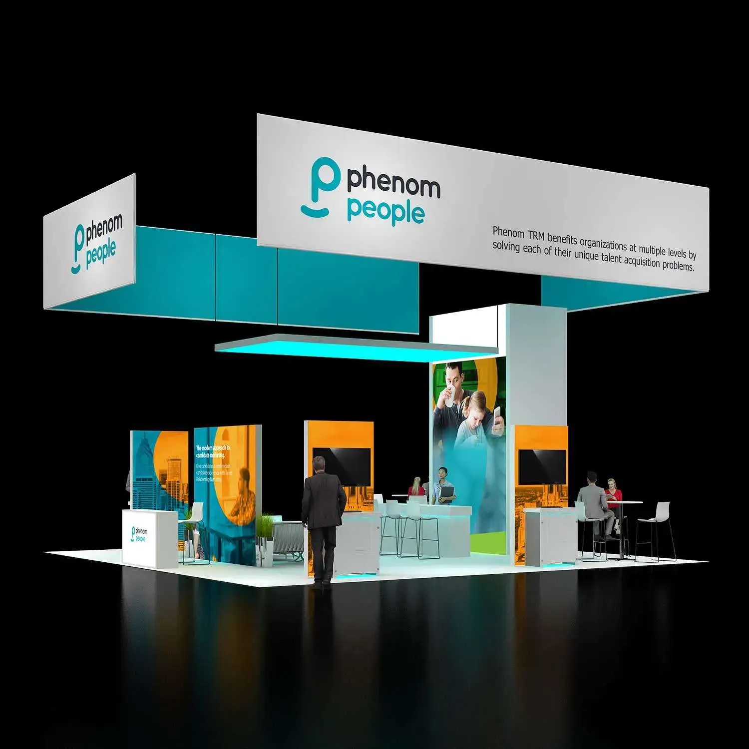 30x30 booth rental RLU3030 55 - image2