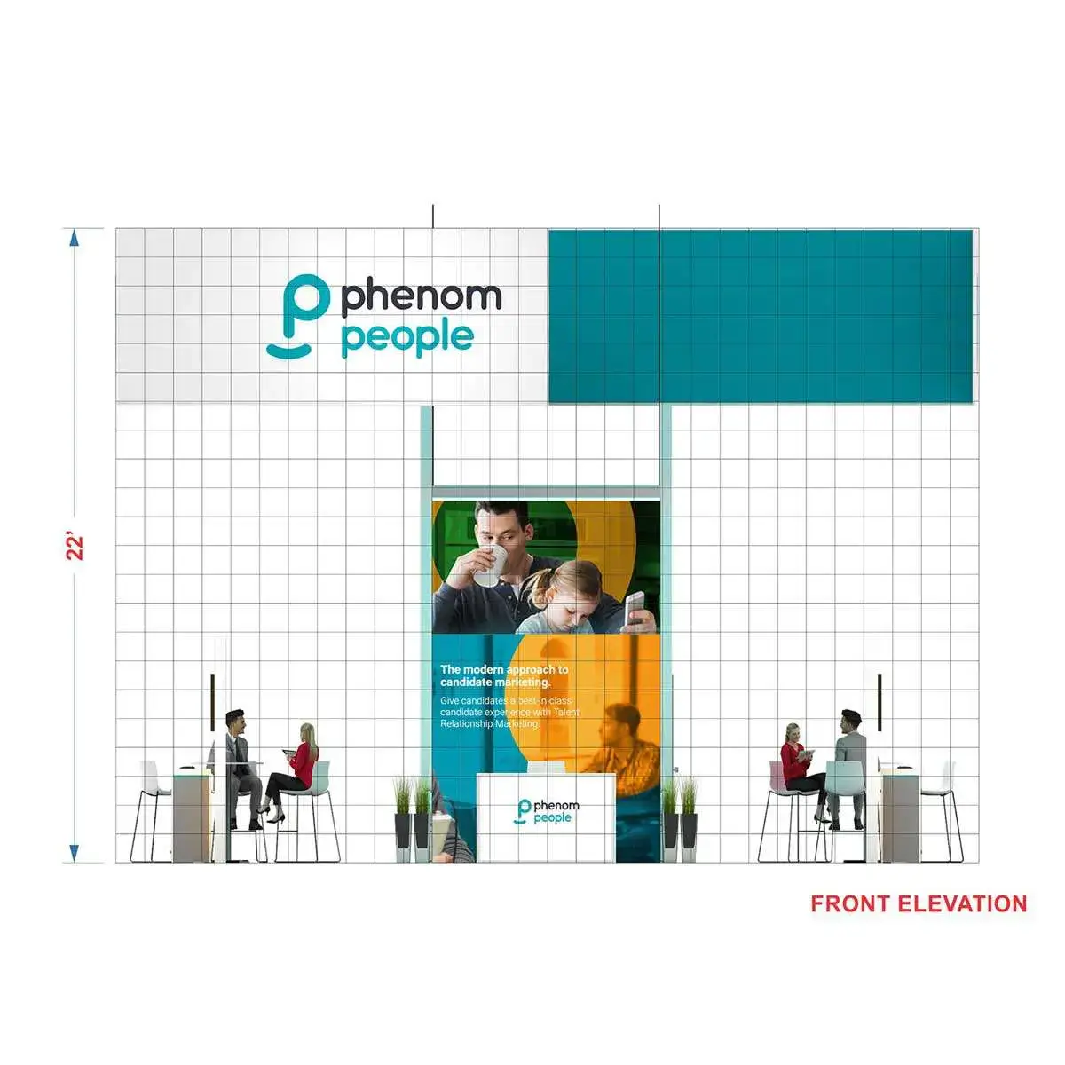 30x30 booth rental RLU3030 55 - image8
