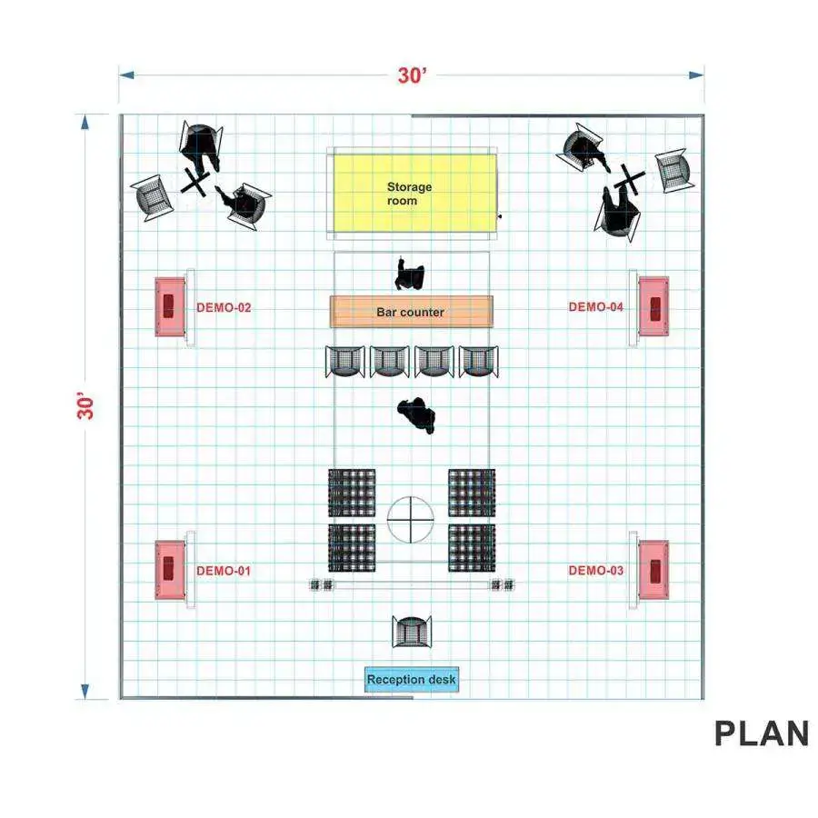 30x30 booth rental RLU3030 55 - image9