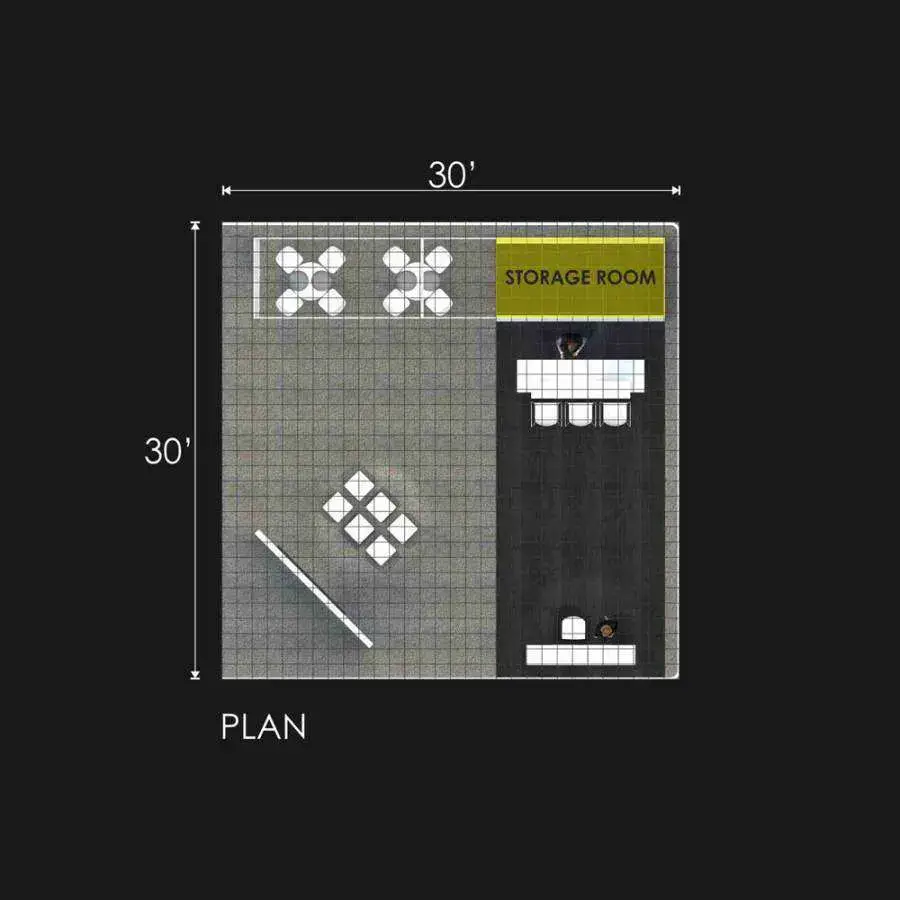 30x30 booth rental RLU3030 60 - image9