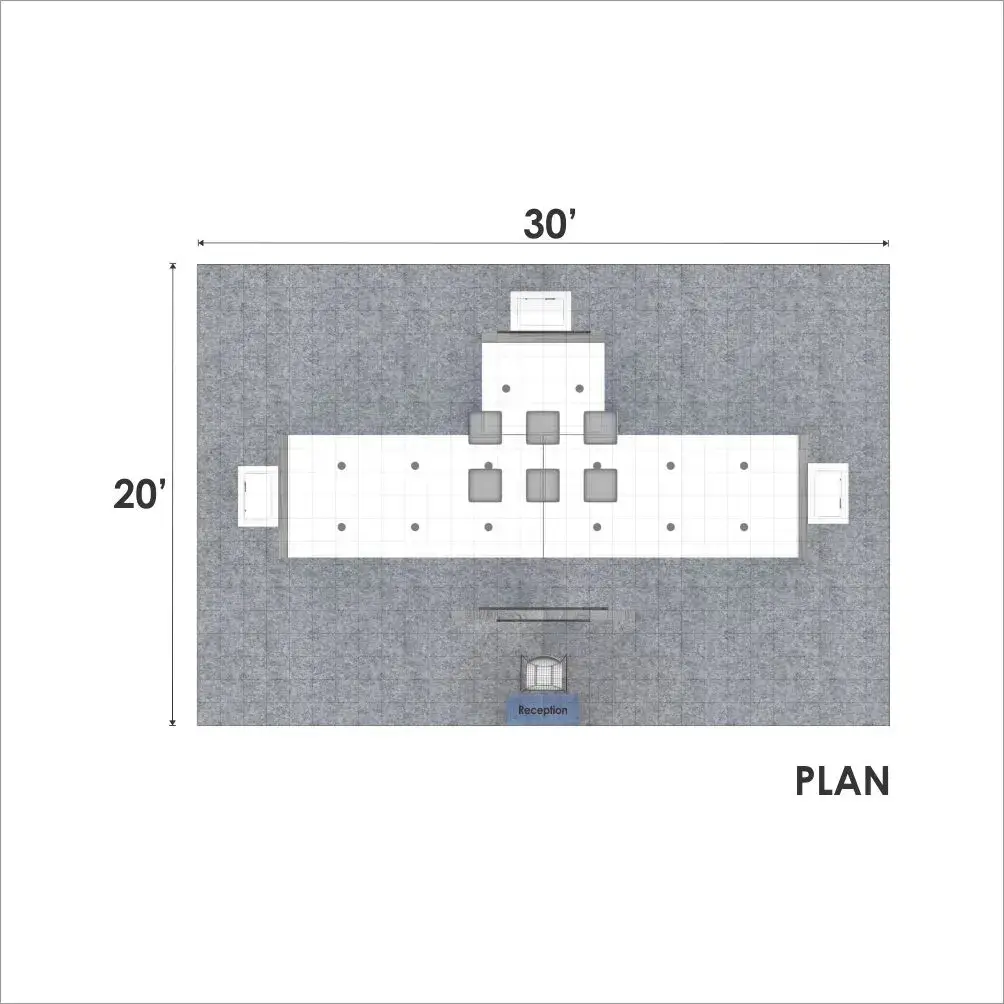 20x30 booth rental GRLU2030 72 - image8