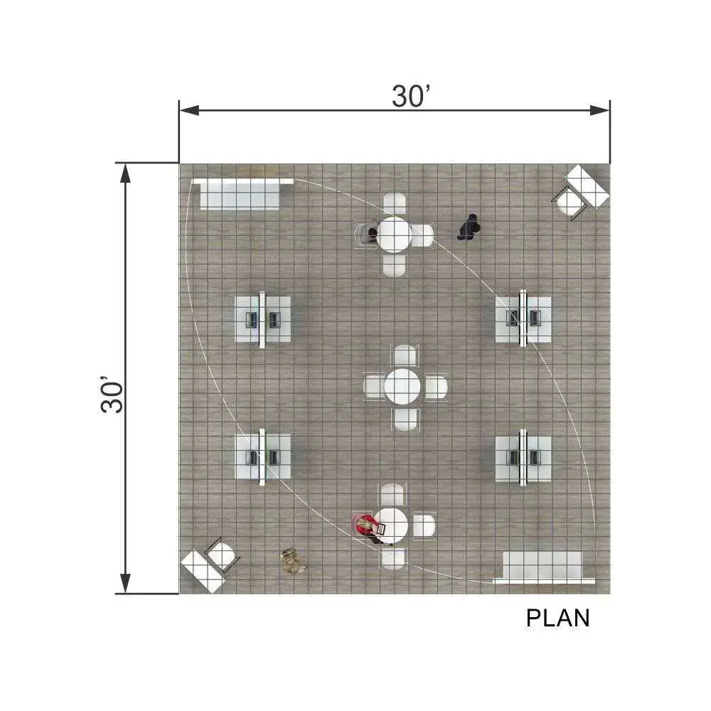 30x30 booth rental RLU3030 66 - image12
