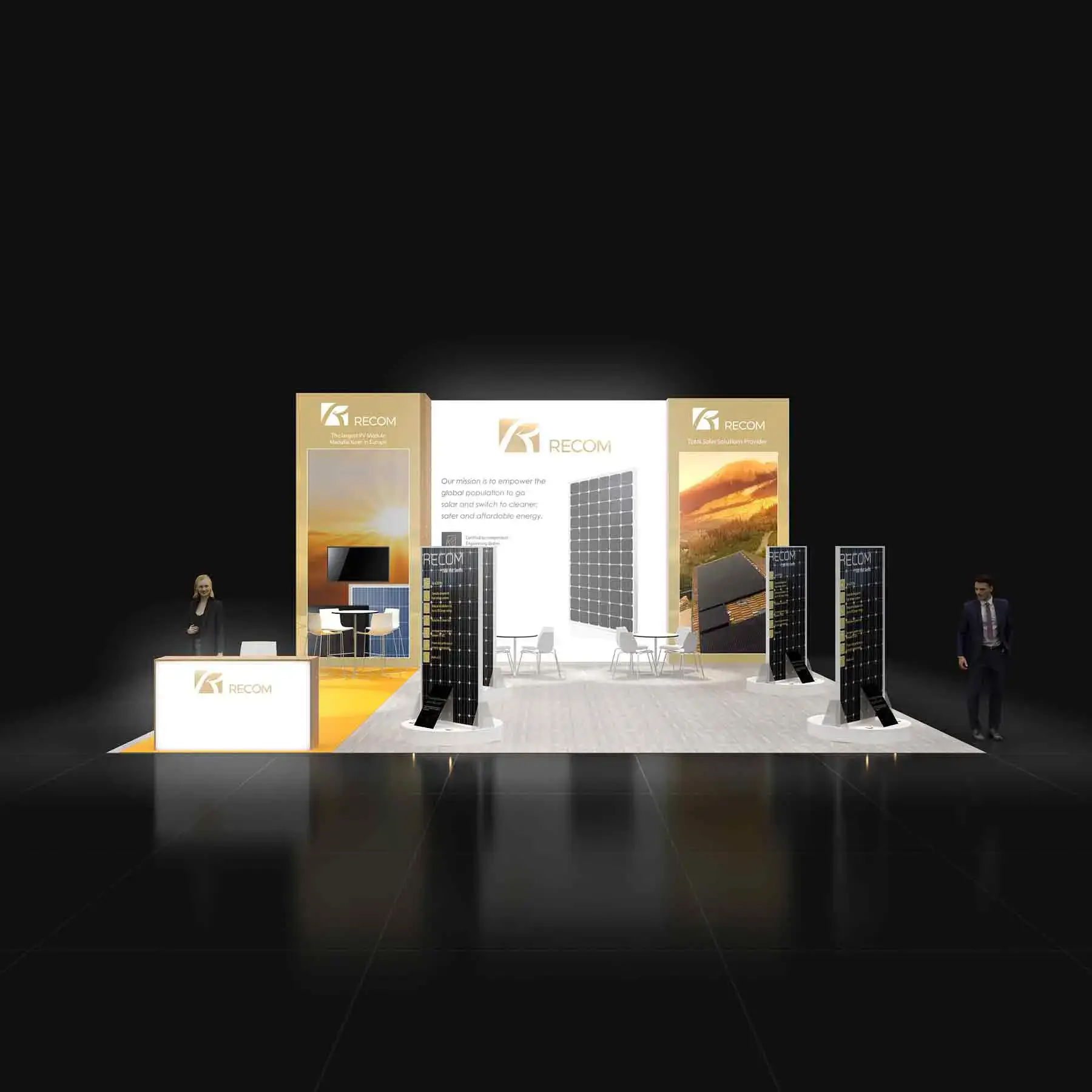 30x30 booth rental RLU3030 70 - image1
