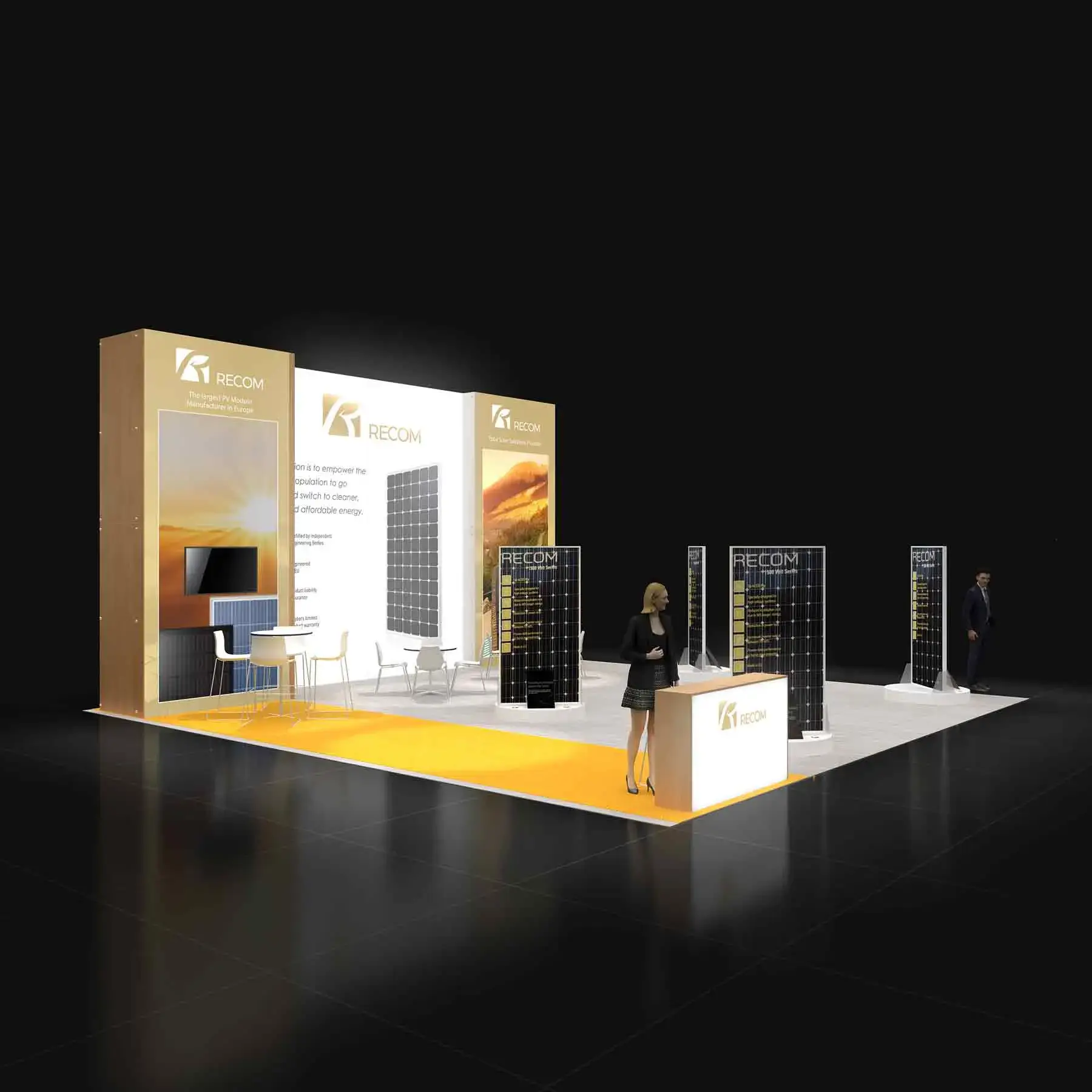 30x30 booth rental RLU3030 70 - image2